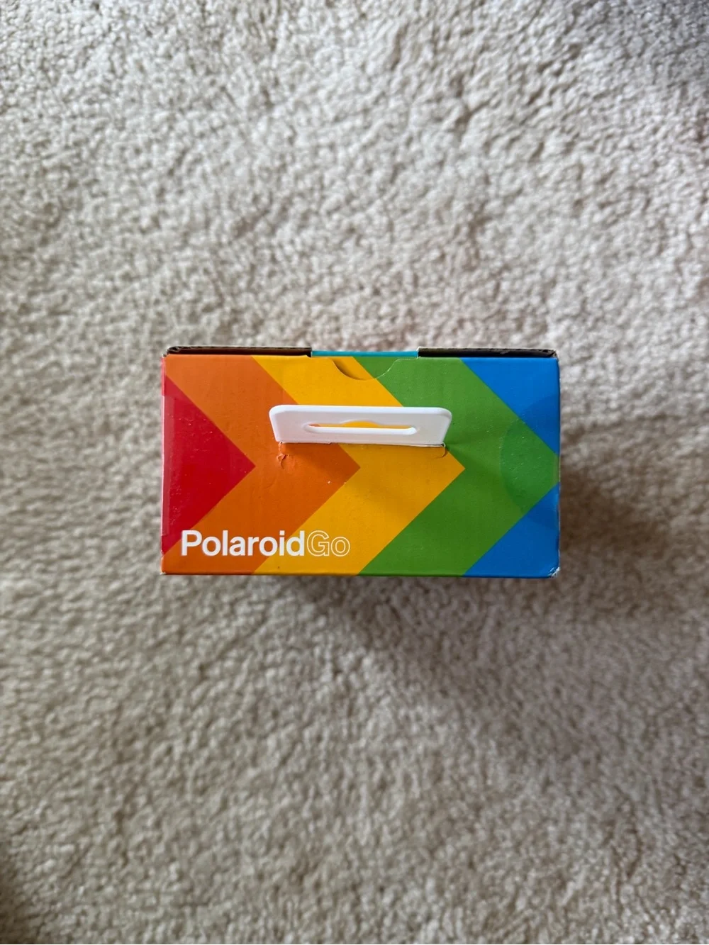 Polaroid Red Instant Camera Box with Multicolor Artwork